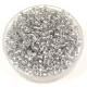 Miyuki Japanese Round Seed Bead - 242 - Gray Lined Crystal - size:11/0