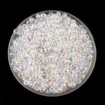   Miyuki Japanese Round Seed Bead - 250 - Rainbow Crystal - size:11/0 - 30g