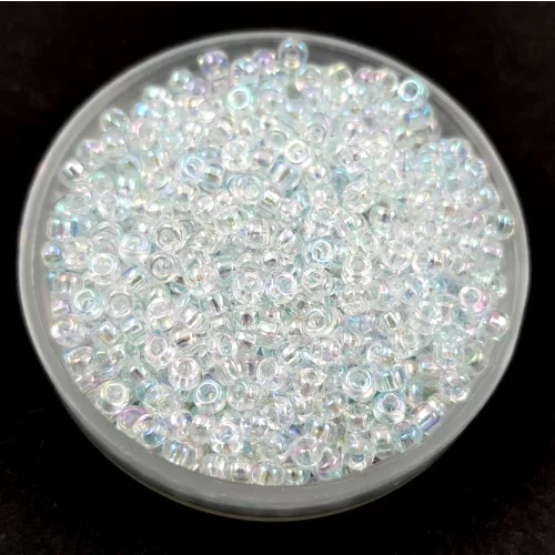 Miyuki Japanese Round Seed Bead - 269L - Ice Blue Lined Crystal AB - size:11/0