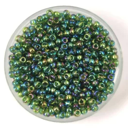Miyuki Japanese Round Seed Bead - 288 - Olive AB - size:11/0