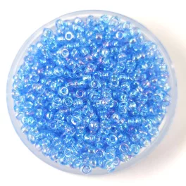   Miyuki Japanese Round Seed Bead - 299 - Light Sapphire AB - size:11/0