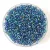 Miyuki Japanese Round Seed Bead - 339 - Blue Lined Aqua AB - size:11/0