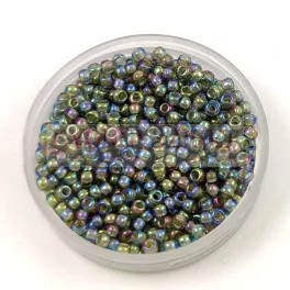   Miyuki Japanese Round Seed Bead - 361 - Chartreuse Lined Olivine AB - size:11/0