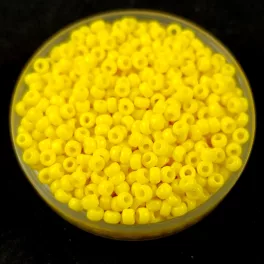   Miyuki kásagyöngy - 404d - Opaque Dark Yellow - méret:11/0 - 100g-AKCIOS