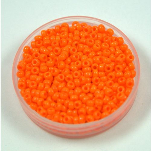 Miyuki Japanese Round Seed Bead - 405 - Opaque Tangerine - size:11/0