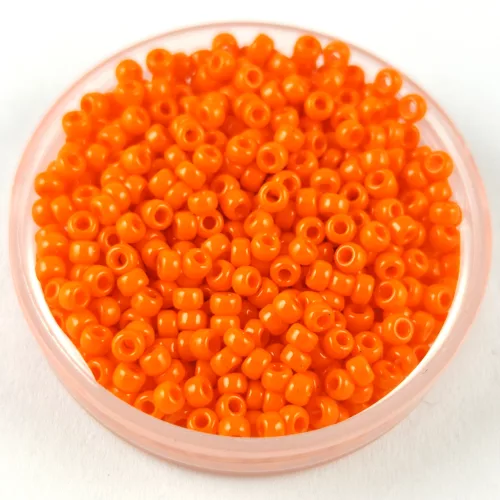 Miyuki kásagyöngy - 405 - Opaque Tangerine - méret:11/0