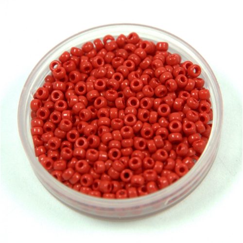 Miyuki Japanese Round Seed Bead - 408 - Opaque Dark Red - size:11/0 - 30g