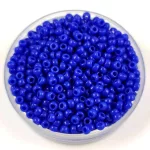 Miyuki Japanese Round Seed Bead - 417 - Opaque Blue - size:11/0
