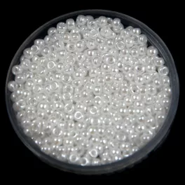   Miyuki Japanese Round Seed Bead - 420 - Pearl Luster White - size:11/0