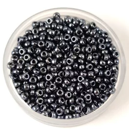   Miyuki Japanese Round Seed Bead - 451 - Gunmetal - size:11/0 - 30g