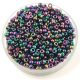 Miyuki Japanese Round Seed Bead - 455d - Metallic Purple Green Iris - size:11/0