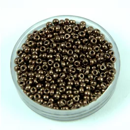   Miyuki Japanese Round Seed Bead - 461 - Metallic Chocolate - size:11/0