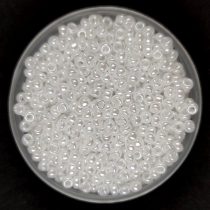   Miyuki Japanese Round Seed Bead - 471 - Opaque White AB - size:11/0 - 30g