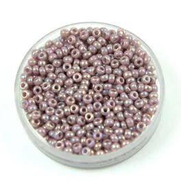   Miyuki Japanese Round Seed Bead - 478 - Opaque Mauve AB - size:11/0 - 30g