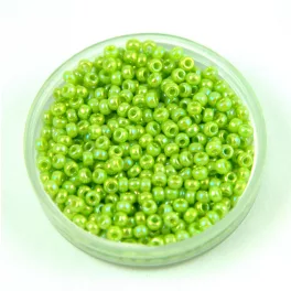   Miyuki Japanese Round Seed Bead - 479 - Opaque Chartreuse AB - size:11/0