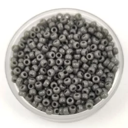   Miyuki Japanese Round Seed Bead - 499 - Opaque Falcon Gray - size:11/0