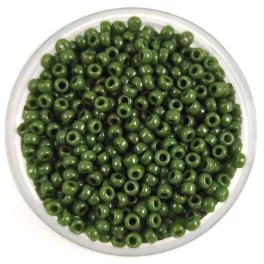 Miyuki kásagyöngy - 501 - Opaque Avocado - méret:11/0