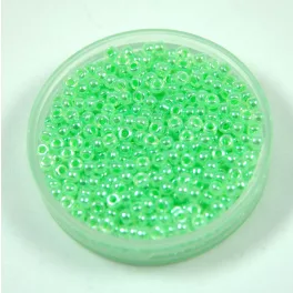   Miyuki Japanese Round Seed Bead - 520 - Ceylon Mint Green - size:11/0