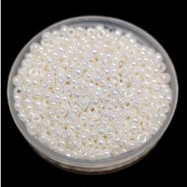   Miyuki Japanese Round Seed Bead - 592 - Ceylon Light Cream - size:11/0 - 30g