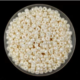   Miyuki Japanese Round Seed Bead - 594 - Ceylon Cream - size:11/0