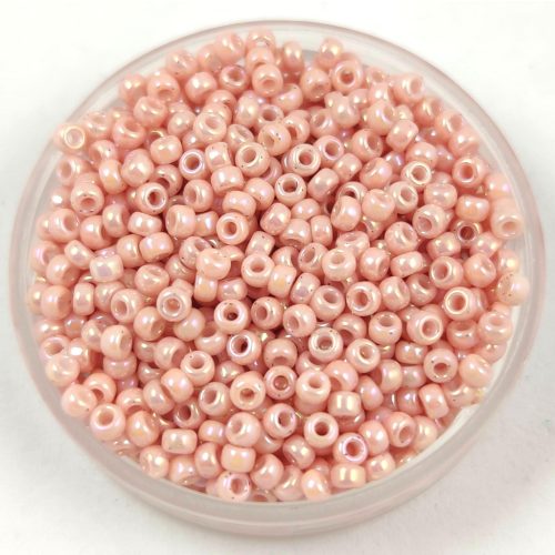 Miyuki Japanese Round Seed Bead - 596-1 - Opaque Tea Rose Luster - size:11/0