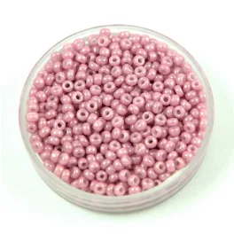   Miyuki Japanese Round Seed Bead - 599 - Opaque Antique Rose Luster - size:11/0