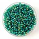 Miyuki Japanese Round Seed Bead -1017 - Silver Lined Emerald AB - size:11/0