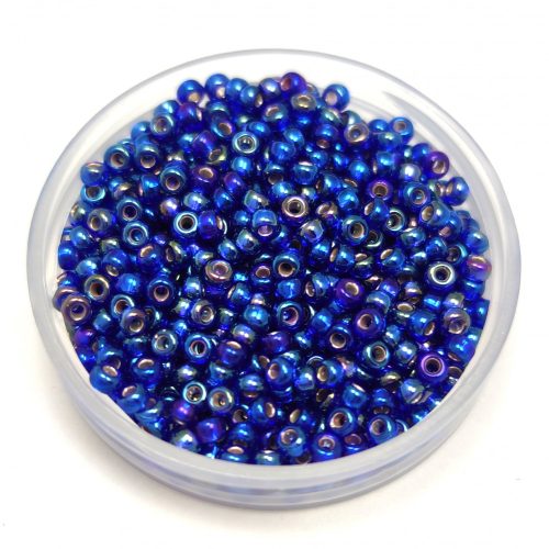 Miyuki Japanese Round Seed Bead -1020 - Silver Lined Cobalt AB - size:11/0