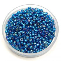   Miyuki Japanese Round Seed Bead -1025 - Silver Lined Capri Blue AB - size:11/0