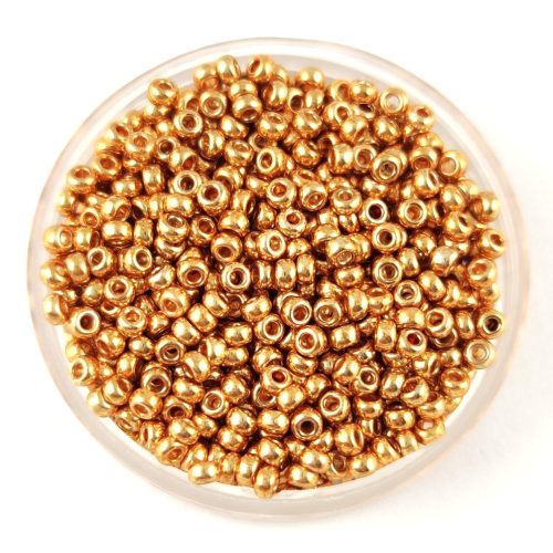 Miyuki Japanese Round Seed Bead - 1053 - Galvanized Yellow Gold - size:11/0