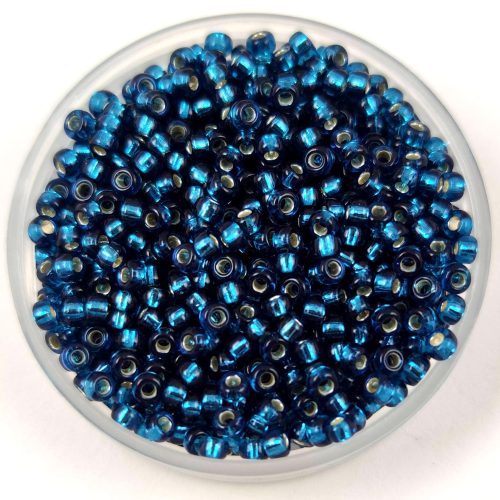 Miyuki Japanese Round Seed Bead - 1425 - Silver Lined Blue Zircon - size:11/0