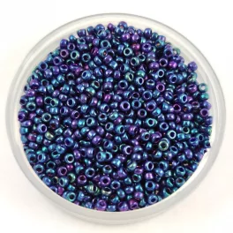   Miyuki Japanese Round Seed Bead - 1899 - Opaque Eggplant Luster - size:11/0