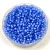 Miyuki Japanese Round Seed Bead - 1929 - Semi-Frosted Pale Blue Lined Cornflower - size:11/0