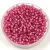 Miyuki Japanese Round Seed Bead - 1931 - Semi-Frosted Light Raspberry Lined Crystal - size:11/0