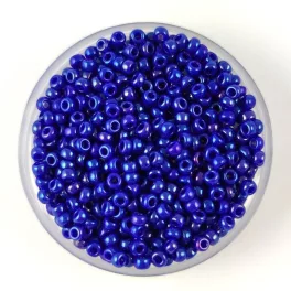   Miyuki Japanese Round Seed Bead - 1945 - Opaque Cobalt Luster - size:11/0