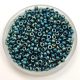 Miyuki Japanese Round Seed Bead - 1965 - Metallic Blue Green Gold Luster - size:11/0