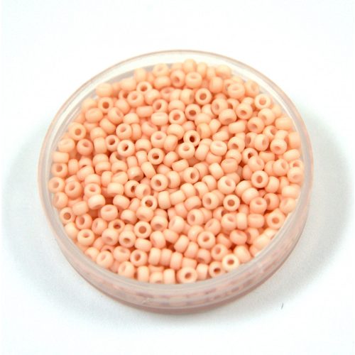 Miyuki Japanese Round Seed Bead - 2023 - Opaque Matte Blush - size:11/0