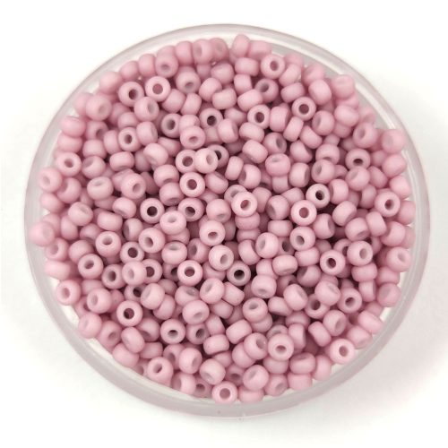 Miyuki Japanese Round Seed Bead - 2024 - Opaque Matte Dusty Orchid - size:11/0