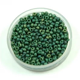   Miyuki Japanese Round Seed Bead - 2031 - Metallic Matte Sage Green - size:11/0