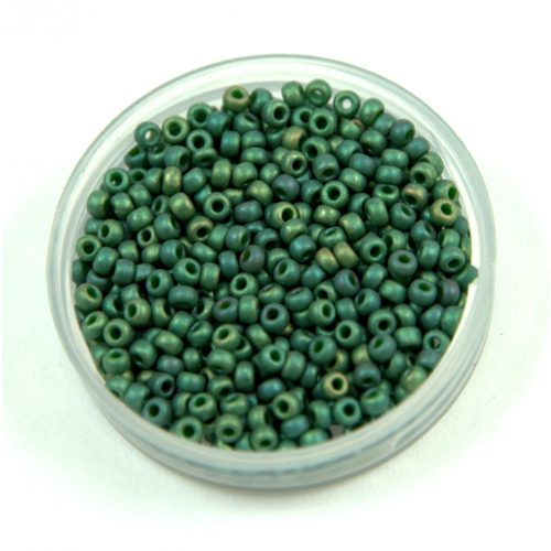 Miyuki Japanese Round Seed Bead - 2031 - Metallic Matte Sage Green - size:11/0