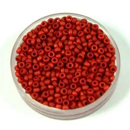   Miyuki Japanese Round Seed Bead - 2040 - Matt Metallic Brick Red - size:11/0