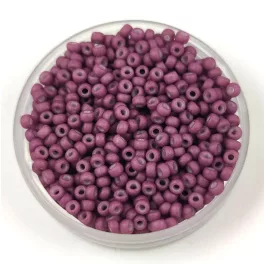   Miyuki Japanese Round Seed Bead - 2047 - Matt Dyed Wine - size:11/0