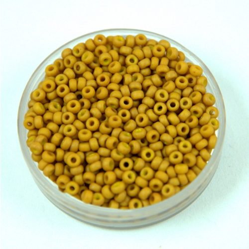 Miyuki japán kásagyöngy - 2312 - Matte Opaque Honey Mustard - méret: 11/0
