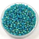 Miyuki Japanese Round Seed Bead - 2405fr - Matt Transparent Teal AB - size:11/0