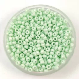   Miyuki Japanese Round Seed Bead - 3318 - Opaque Light Mint - size:11/0