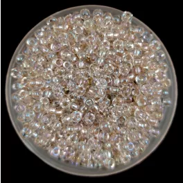   Miyuki Japanese Round Seed Bead - 3641 - Fancy Lined Soft Blush  - size:11/0