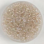 Miyuki Japanese Round Seed Bead - 3641 - Fancy Lined Soft Blush  - size:11/0