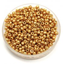   Miyuki Japanese Round Seed Bead - 4202 - Duracoat Galvanized Gold - size:11/0 - 30g