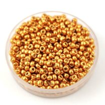   Miyuki Japanese Round Seed Bead - 4203 - Duracoat Galvanized Gold - size:11/0 - 30g