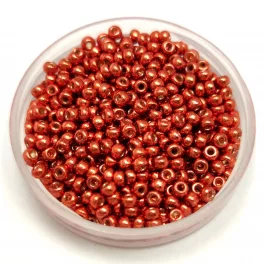   Miyuki Japanese Round Seed Bead - 4208 - Galvanized Raspberry Duracoat - size:11/0 - 30g